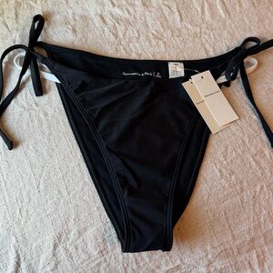 Women’s Abercrombie & Fitch Swim Bottom Tie Sides High Leg Cheeky Bottom Medium